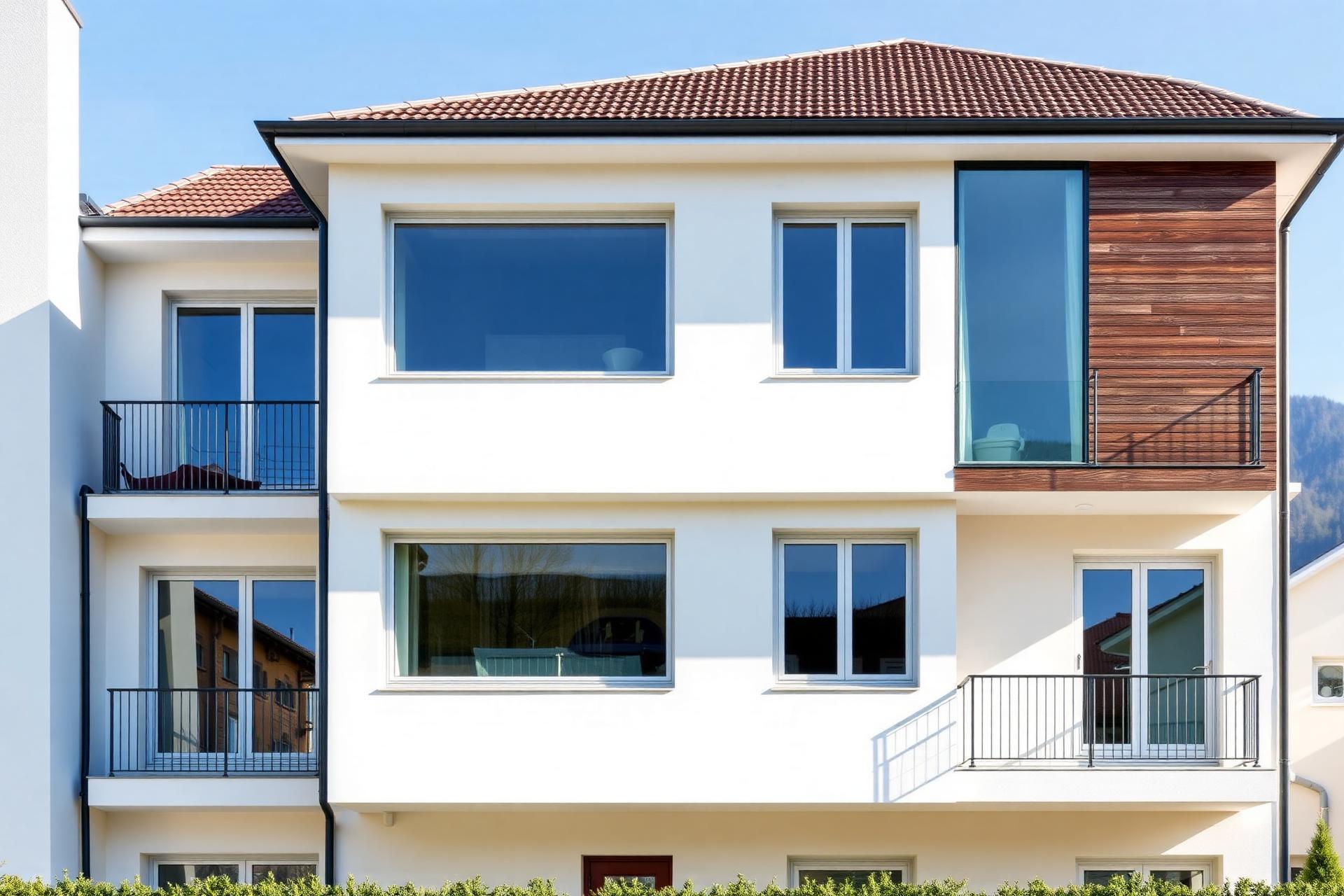 Modern saniertes Gebäude in Kempten